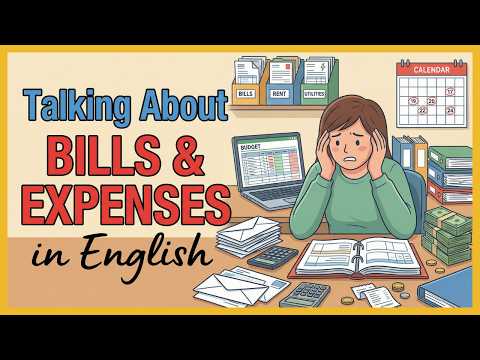 Talking About Bills And Expenses in English | Easy English Podcast