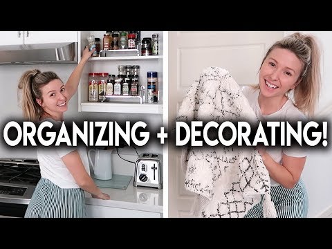ORGANIZE + DECORATE WITH ME!