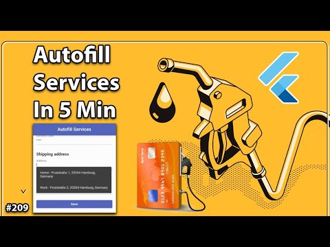 Flutter Tutorial - Autocomplete TextField & Autofill Services | Android, iOS & Web