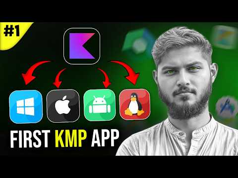Create Your First App in KMP Kotlin Multiplatform Course in Hindi - Android Studio Tutorial 2025