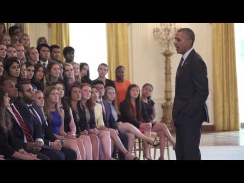 Obama Candid Answers To Intern Questions- Full Video