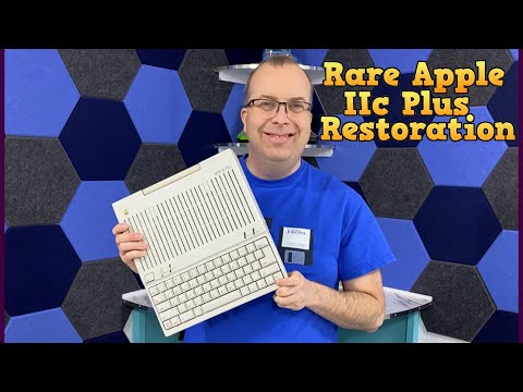 Restoration of rare Apple IIc Plus