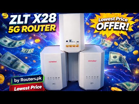 New ZLT X28 5G router Lowest price Offer review: Best 5G router in Pakistan parcel review