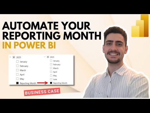 How to AUTOMATE Reporting Month in Power BI!