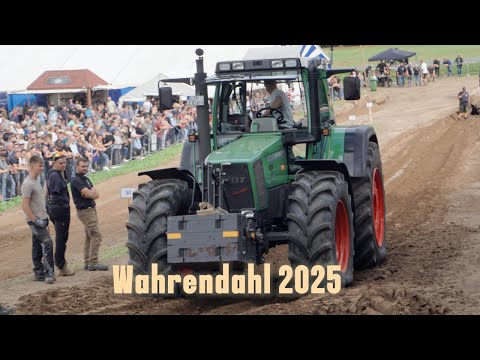Trecker Pulling Wahrendahl | Baumstamm ziehen fast wie in den USA | +Motor Sound