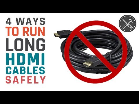 4 Methods for Running Long HDMIs to your Projector or TV