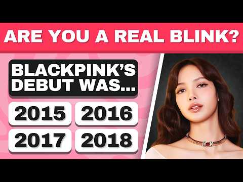 ULTIMATE BLACKPINK QUIZ: ARE YOU A REAL BLINK? 🖤🩷 | KPOP GAME 2025