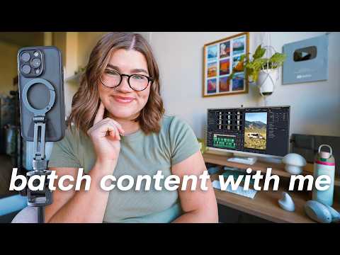 How I Batch Create a Week of Instagram Content