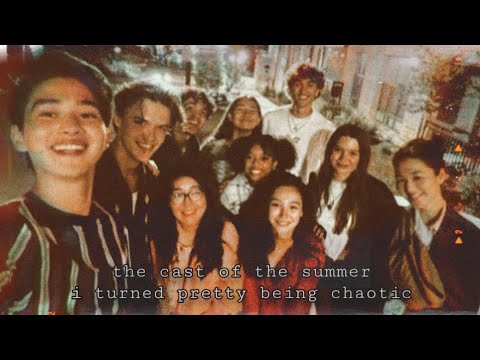 THE CAST OF THE SUMMER I TURNED PRETTY BEING CHAOTIC