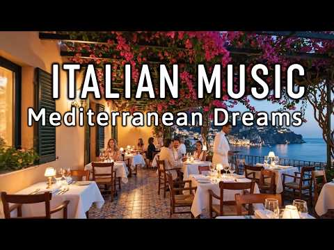🎶 Italian Vibes & Mediterranean Music 🎶 2+ Hours Relaxing Scenic Amalfi Coast & Lake Como 4K