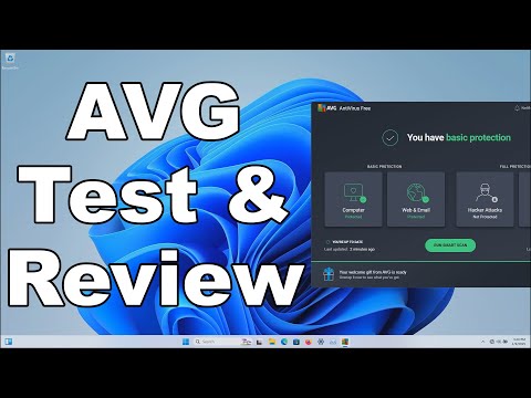 AVG FREE Antivirus Test & Review 2025 - Windows Antivirus Test - Antivirus Security Review