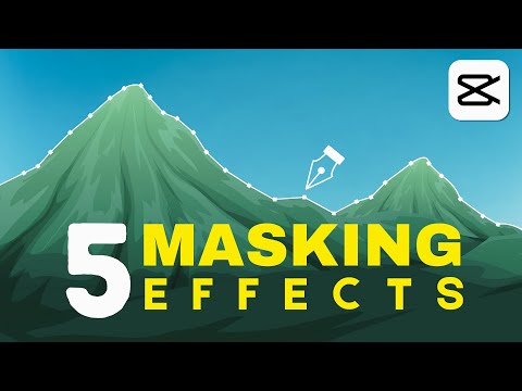 5 Creative Masking Effects in CapCut #capcuttutorial #capcut #tutorial #mask