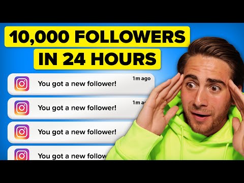 HOW TO GROW 10K FOLLOWERS ON INSTAGRAM IN 24 HOURS (real results)
