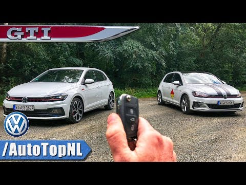 2018 VW Polo GTI vs Golf GTI REVIEW POV Test Drive by AutoTopNL