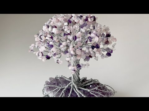 DIY - Déco - Cadeau - Arbre de vie sur pierre précieuse