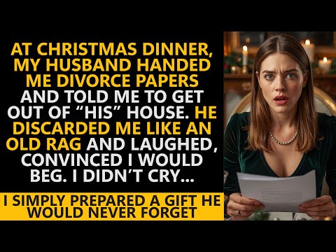 He Gave Me Divorce Papers on Christmas — I Gave Him a Gift He’ll Never Forget