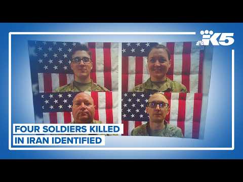 4 US soldiers identified who died in Iran war