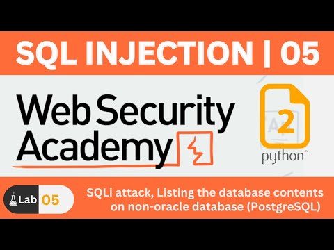 Lab 05 - Part 2: Python Scripting to Dump Usernames &amp; Passwords from PostgreSQL Database