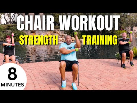 Full Body Seated Strength Training Exercises | Chair Workout for Seniors & Beginners | Low Impact