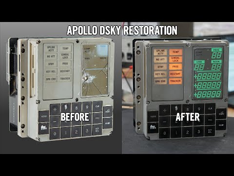 Genuine NASA Apollo DSKY Full Restoration (Apollo DSKY - part 2)