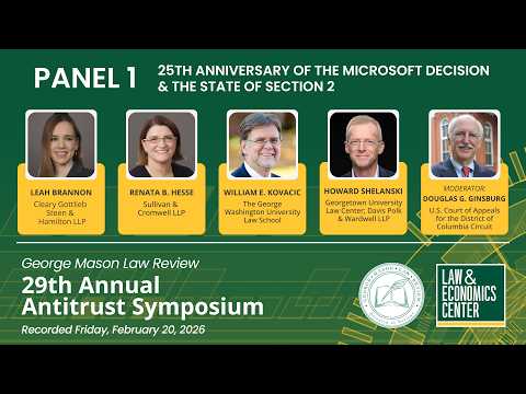 25th Anniversary of the Microsoft Decision & the State of Section 2