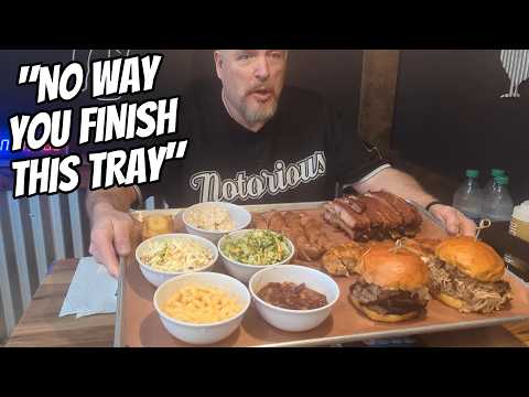 Can He Finish This GIANT BBQ Feast?
