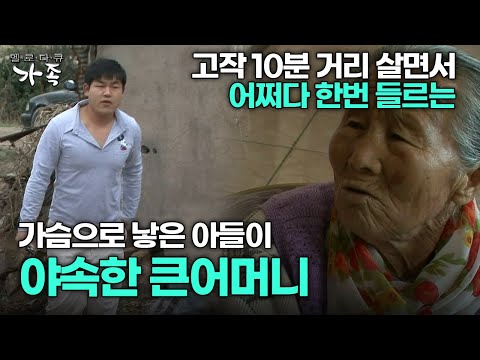 [다큐 ‘가족’ 11회 2부] 고작 10분 거리에 살면서 어쩌다 한번 들르는 가슴으로 낳은 아들이 야속한 큰어머니