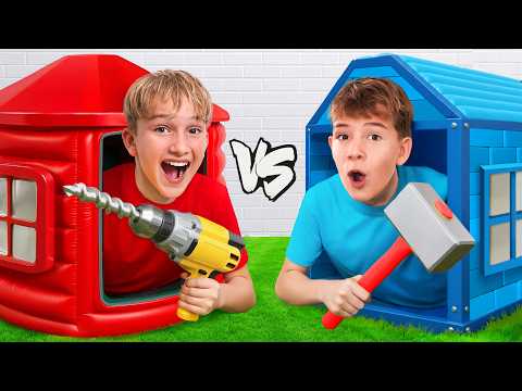 Whoever builds the best ONE-COLOR HOUSE WINS!