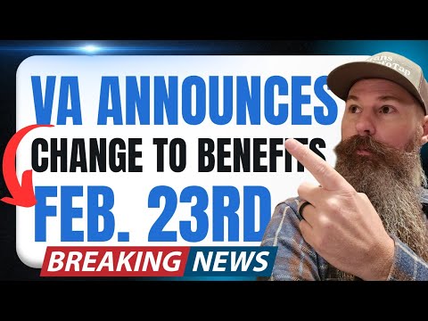 HUGE VA ANNOUNCEMENT Change to Veteran Benefits Compensation & Pension for Survivors