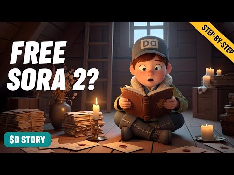 Create a Full Animated Story with Sora 2 for FREE (Step-by-Step)