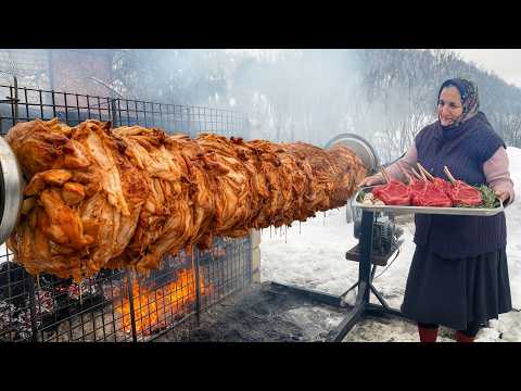 Giant Doner and Juicy Beef Steaks in a Small Village