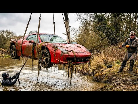 Restoring a $300,000 Ferrari 458 Spider Found at the Bottom of a Lake! (Full Restoration Process)