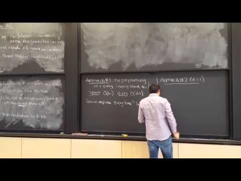 MIT 6.854 Spring 2016 Lecture 6: Nearest Neighbor Search and LSH