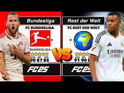 FC Bundesliga vs FC Rest der Welt in FC 25! 👀🌍