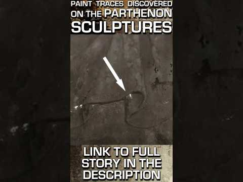 PAINT TRACES DISCOVERED ON PARTHENON SCULPTURES  #ancienthistory #ancientmysteries #archaeology