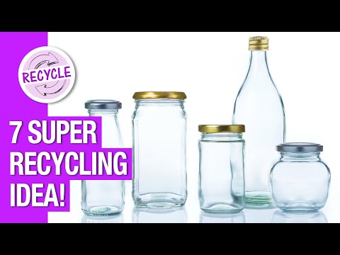 7 Decorative Ideas with Glass Jars! ✔️ Recycling ♻️