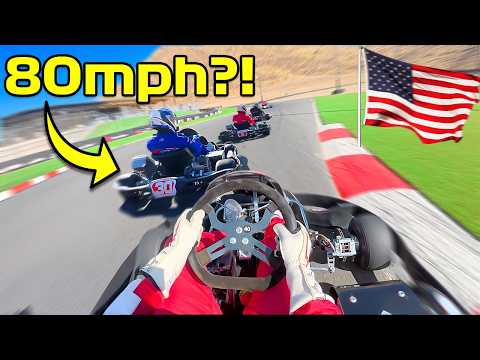 I tested America’s MOST EXPENSIVE go kart track *80MPH Electric!?*