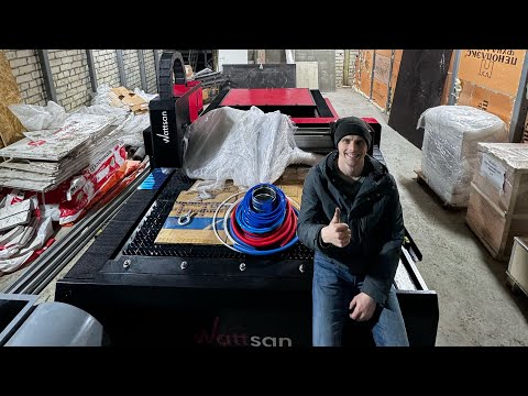 Купил ЛАЗЕРНЫЙ СТАНОК! Готовимся к запуску😎 (Lasercut wattsan 1530 A)