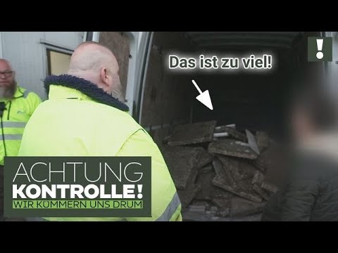 Großer ANDRANG am Wertstoffhof! 🚮 Bauschutt nur in KLEINEN Mengen erlaubt! | Achtung Kontrolle