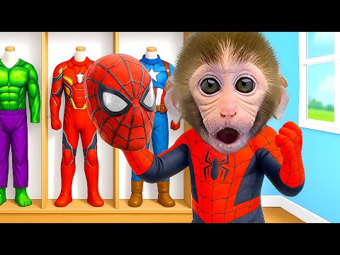 Singe Bon Bon devient un super-héros et sauve ses amis dans la ville | BONBON FRANCE