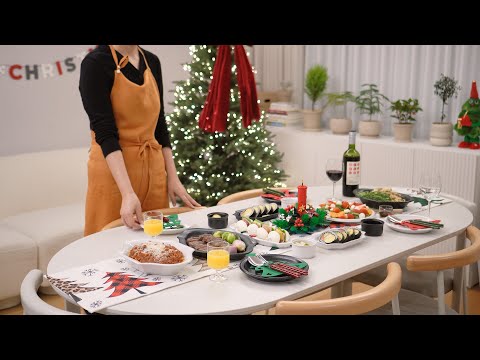 4-Story House Christmas Decor & Home Party | Korean Family Vlog 🎄