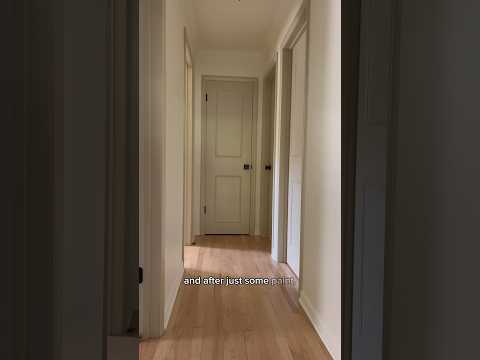 Interior door upgrade!! #diy #homeimprovement #homerenovation #greige #neutral
