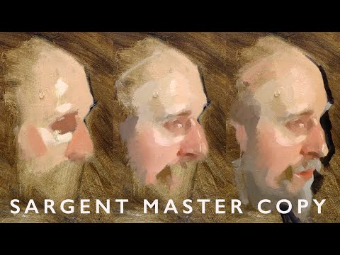 Portrait Painting in Lockdown - John Singer Sargent Master Copy
