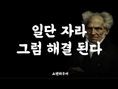 [⏰2시간 통합본]  자기 전에 듣는 쇼펜하우어