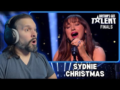 FIRST TIME Reacting To Sydnie Christmas performing 'Over the Rainbow' | The Final | BGT 2024