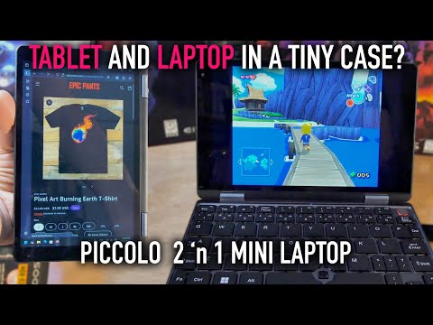 Tiny Laptop & Tablet 2-in-1: Piccolo Series81x - Intel N150 CPU