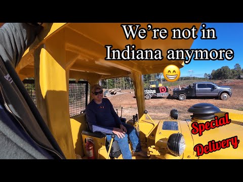 Epic 4 day trucking adventure with Kevin, many stops including dropping off @letsdig18 new dozer