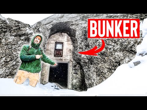 Found a military RADAR-STATION on a MOUNTAIN!🇭🇷| EMERGENCY OVERNIGHTER in the SNOW🗻