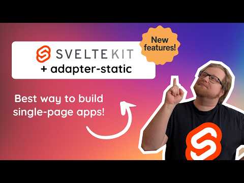 SvelteKit is the best way to build single page apps - and it just got even better!