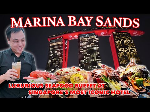 Dining at Singapore's Icon Marina Bay Sands Lobster Buffet - Voted the Best Buffet in Singapore!